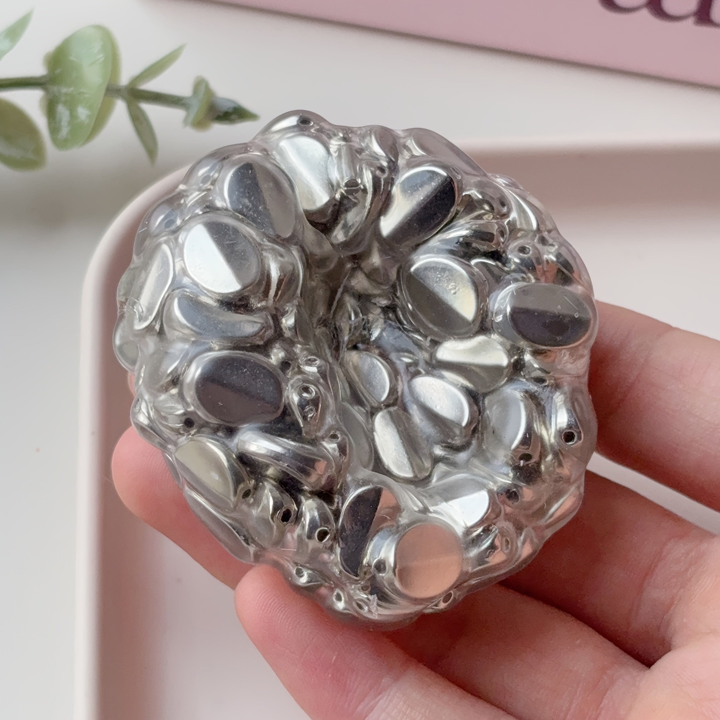 Cyberpunk Metal Ball Stress Relief Squeeze Ball