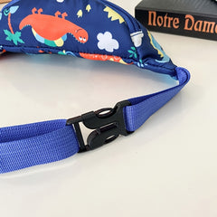 Dinosaur Print Waist Pack Shoulder Bag for Kids