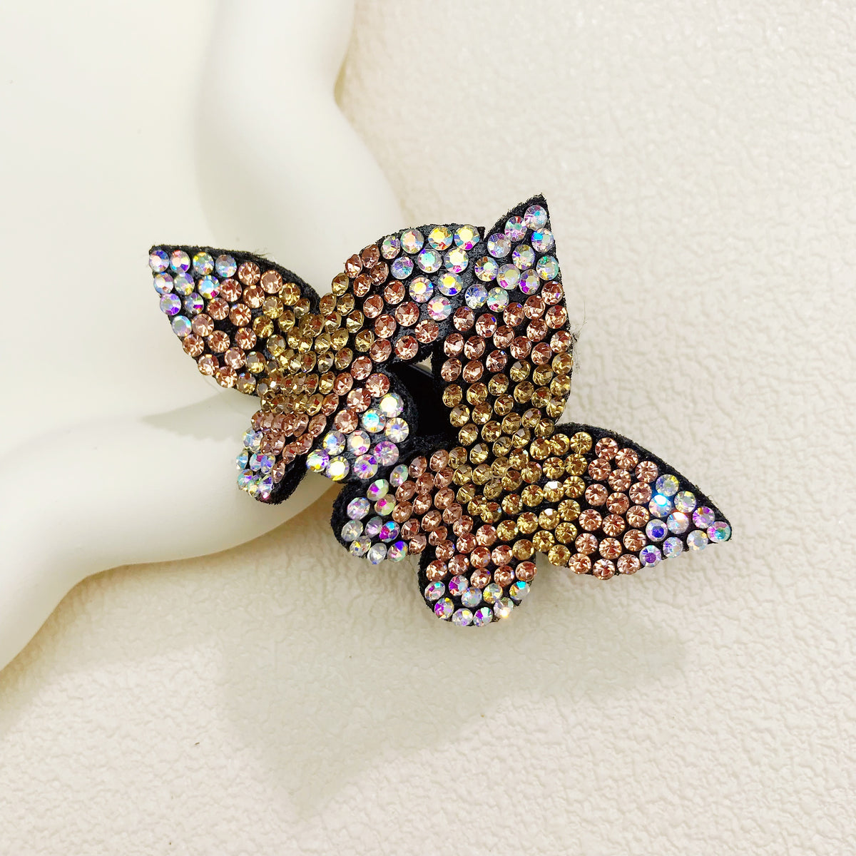 Colorful Rhinestone Butterfly Hair Clip for Women and Girls