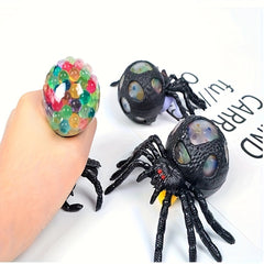 Colorful Bead Spider Squeeze Toy for Halloween