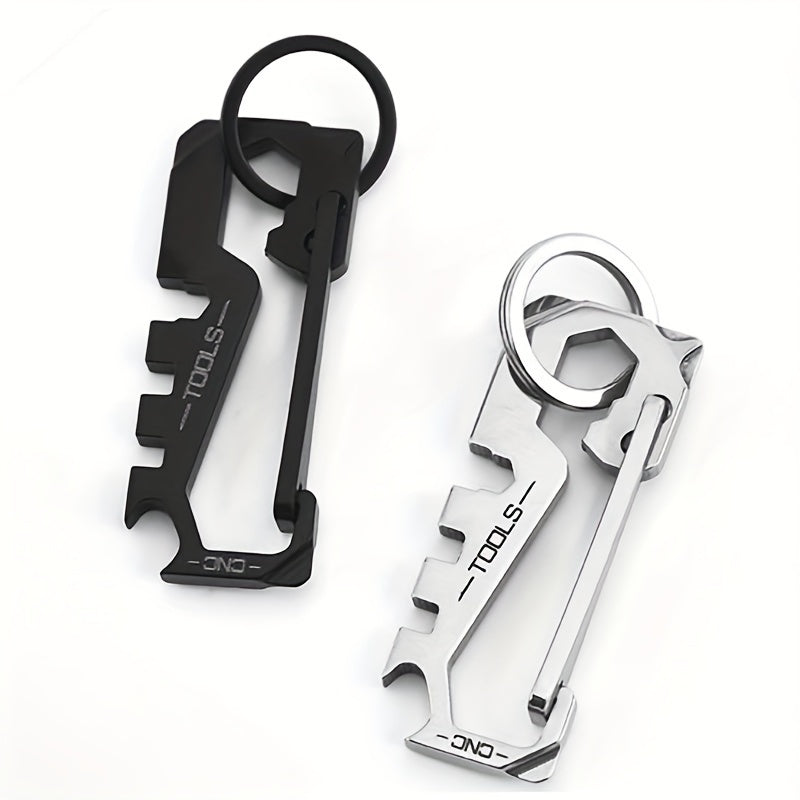 Stainless Steel Keychain 12 In 1 Multifunctional Creative Key Chain