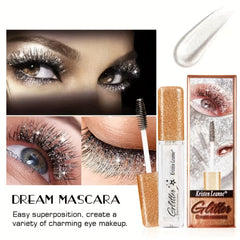 12 Colored Glitter Volumizing Mascara Shimmer Finish