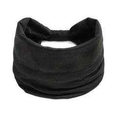 Wide Headbands For Women 7'' Solid Bandana
