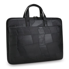 Minimalist Faux Leather Briefcase Sleek 41 Laptop & Tablet Bag