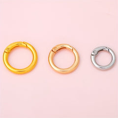 Stainless Steel Smooth Round Clip Earrings for Men