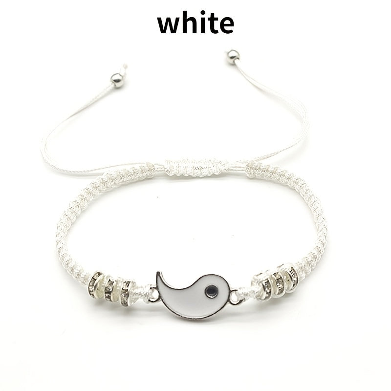 Yin Yang Taichi Adjustable Bracelet
