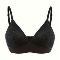 Floral Lace Wireless Bras Comfy Intimates Women's Lingerie