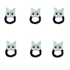 Cartoon Cat Hair Tie Sweet Animal Hair Rope Ponytail Holder