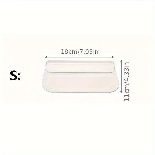 1pc Folding Wall Shelves No Punch Wall Mounted Space Saving Storage Rack