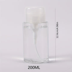 Transparent Lotion Dispenser Travel Bottle - Outdoor Pumping Refillable Pump