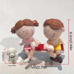 Christmas Halloween Holiday Reading Couples Puppy Garden Decorations