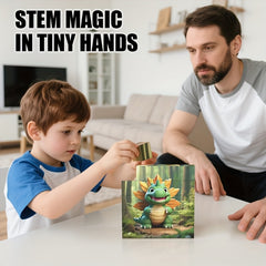 25pcs Magnetic Dinosaur Puzzle Toy for Kids DIY Educational Toys