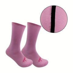 Sweat Absorbent Mid Calf Socks For Cycling, Sports - Men Women
