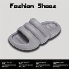 Men's Non Slip Platform Slides Comfortable Soft Sole Cloud Slides
