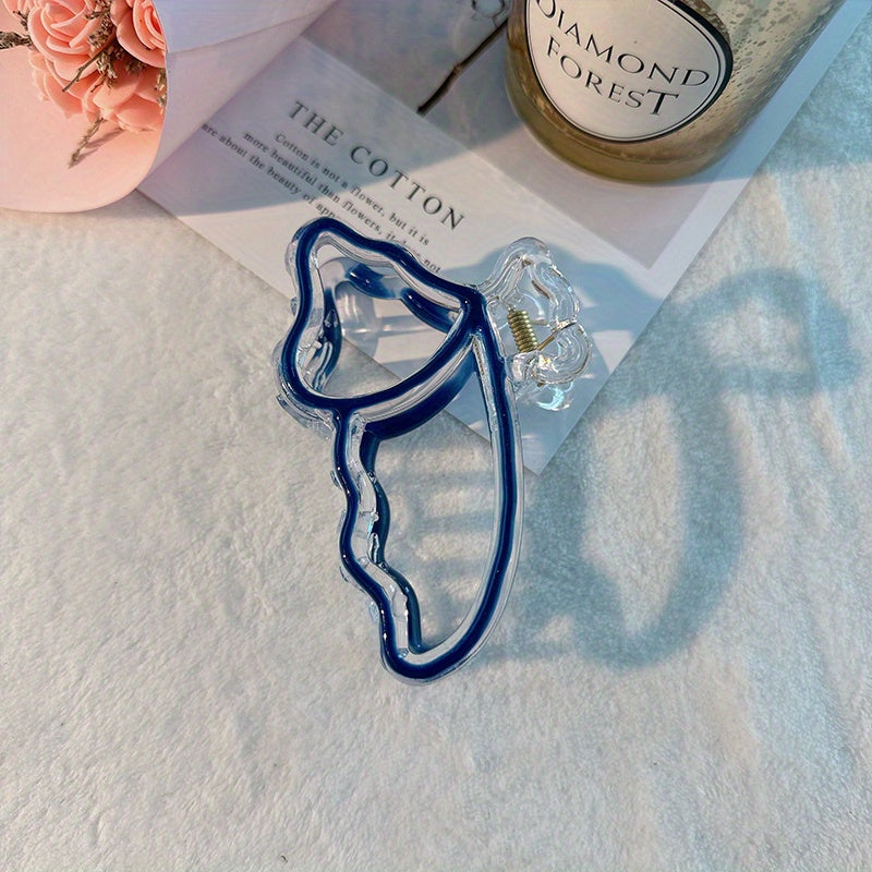 Bow Shaped Nonslip Hair Claw for Women Girls