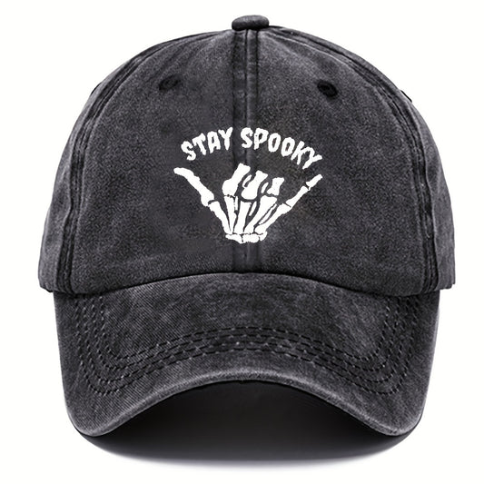 Halloween Cotton Baseball Cap Adjustable Sun Protection Hat