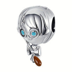 Sterling Silver Angel Nurse Bead Pendant for Bracelet Necklace