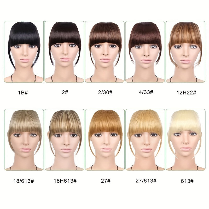 Synthetic Clip In Hair Extensions Natural Look