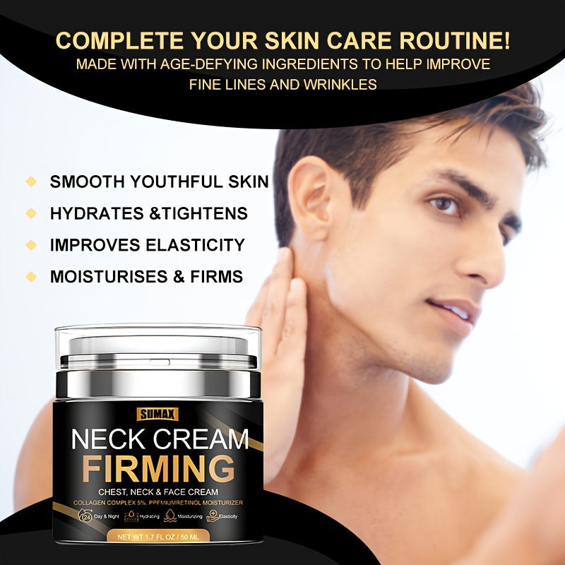 Neck Firming Cream for Saggy Neck Collagen & Retinol Skin Tightening