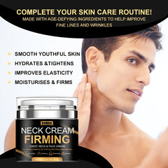 Neck Firming Cream for Saggy Neck Collagen & Retinol Skin Tightening