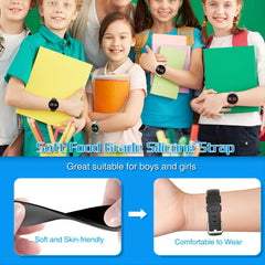 Kids Digital Pedometer Watch LED Fitness Tracker Alarm Stopwatch