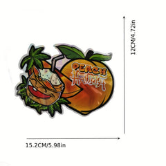 50pcs Halloween Mylar Bags 3.5g Smell Proof Ziplock Resealable Snack Bags