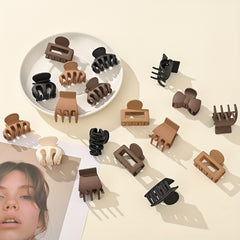 Matte Hair Claw Style Shark Claw Solid Hair Claw Hair Accessories For Women