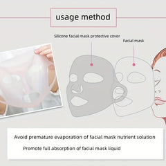 3D Silicone Facial Masks for Skin Moisturizing Anti Evaporation Patches