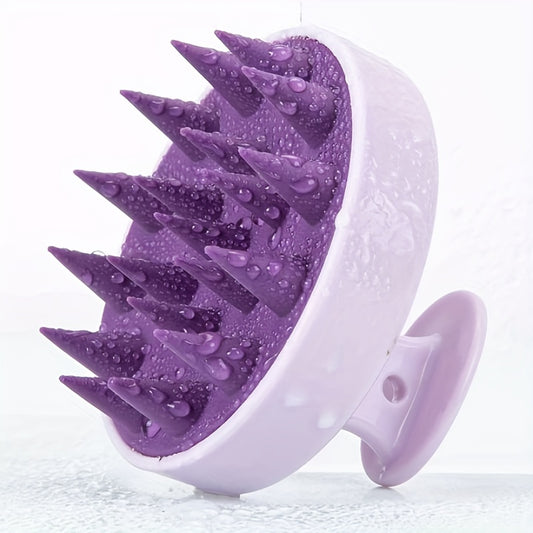 Silicone Shampoo Brush for Scalp Massage and Washing