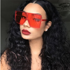 Square Oversized Sunglasses Women UV Protection