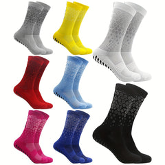 Men's Creative Pattern Mid Crew Sport Socks - Sweat Absorbing Nylon Blend