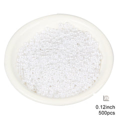 ABS Pearl Beads Round Beads for Jewelry Making DIY 3-20mm