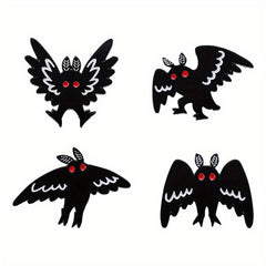 Punk Animal Bat Pins Classic Mothman Enamel Badges Heroism Series Brooches