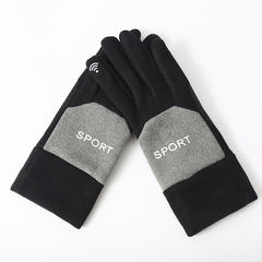 Women's Warm Fleece Touch Screen Gloves Cold Proof