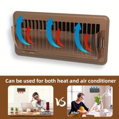 Adjustable Magnetic Air Vent Deflector - 2 Pack