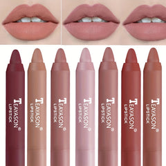 12-Color Matte Lipstick Long Lasting Smudge-Proof Lip Gloss