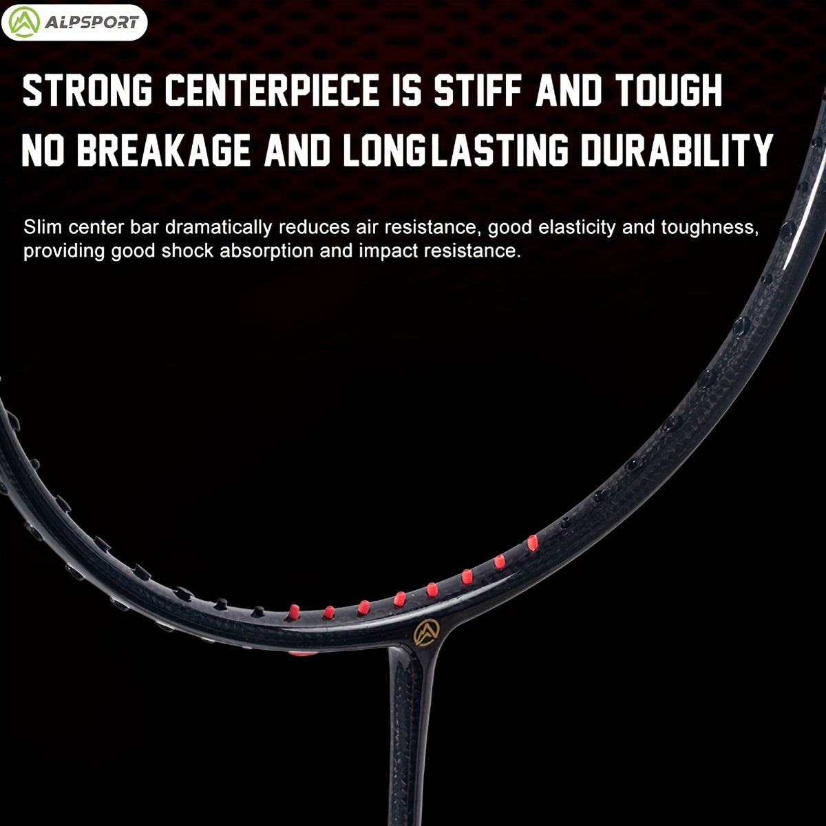 2pcs Full Carbon Strung Badminton Racket For Training