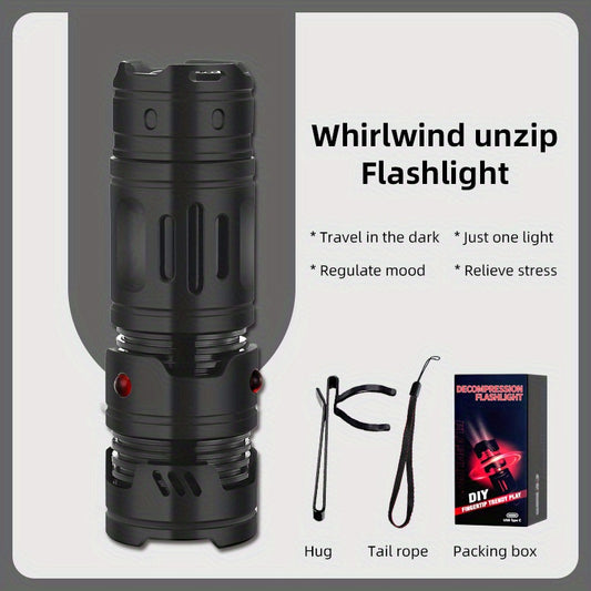 Outdoor LED Rechargeable Flashlight for Hiking Camping