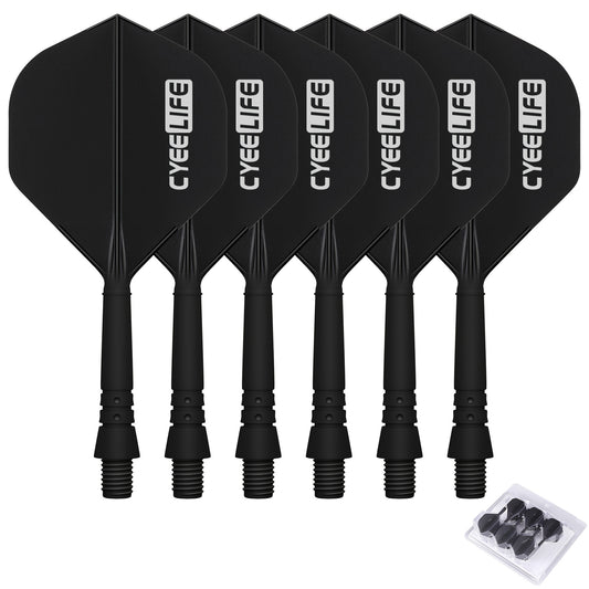 CyeeLife 2 Sets Integrated Dart Flights And Shafts Dart Accessories