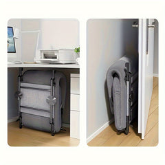 Portable Single Folding Bed with Phone Pocket