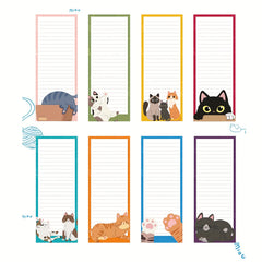 60 Sheets Cat Magnet Notepad Summer Theme Lists