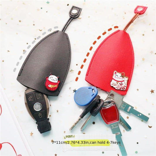 Multifunctional Car Key Case Compact Mini Key Holder for Women