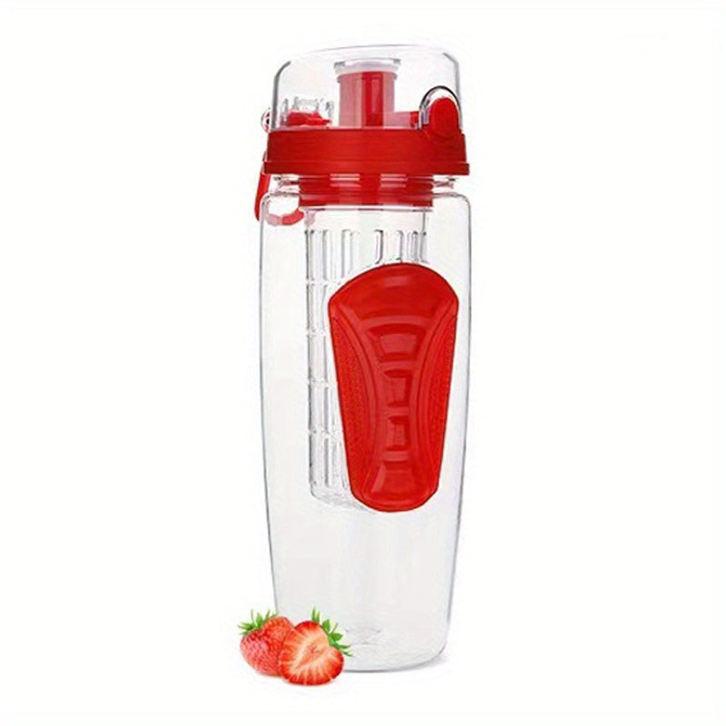 1L Sports Water Bottle with Fruit Infuser Easy to Clean