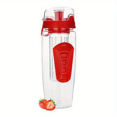1L Sports Water Bottle with Fruit Infuser Easy to Clean