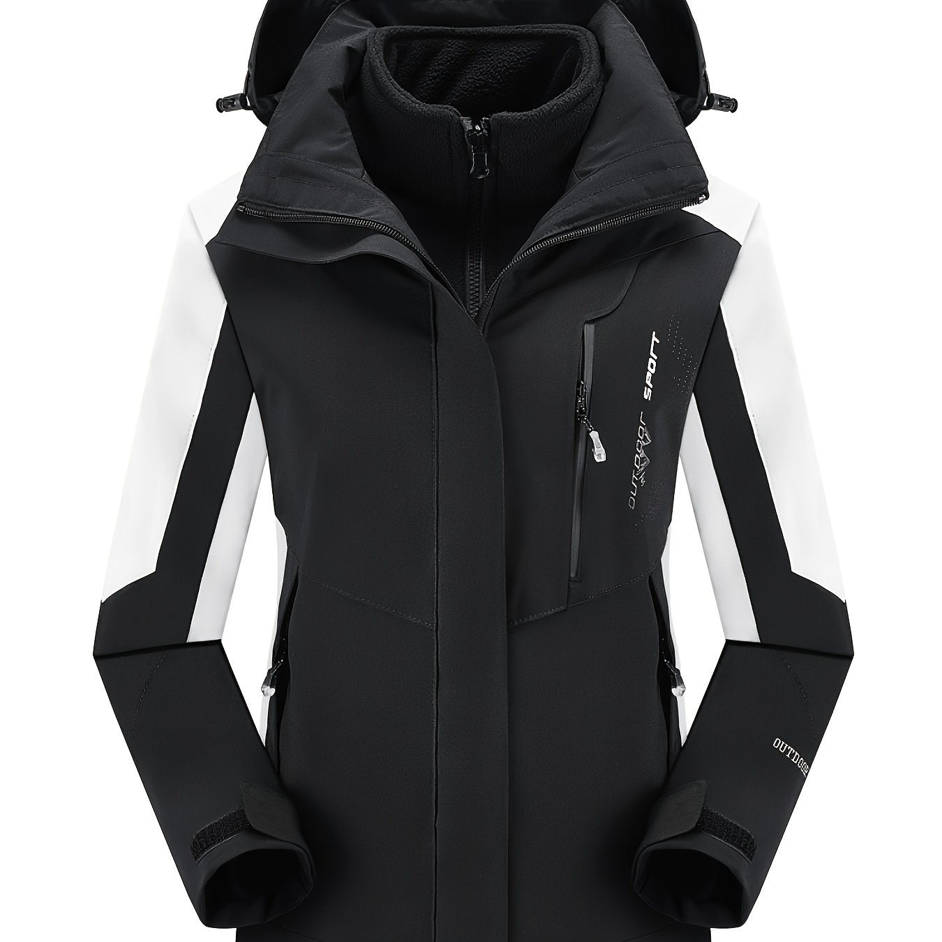 Women's 3 in 1 Outdoor Jacket Set - Windproof & Warm