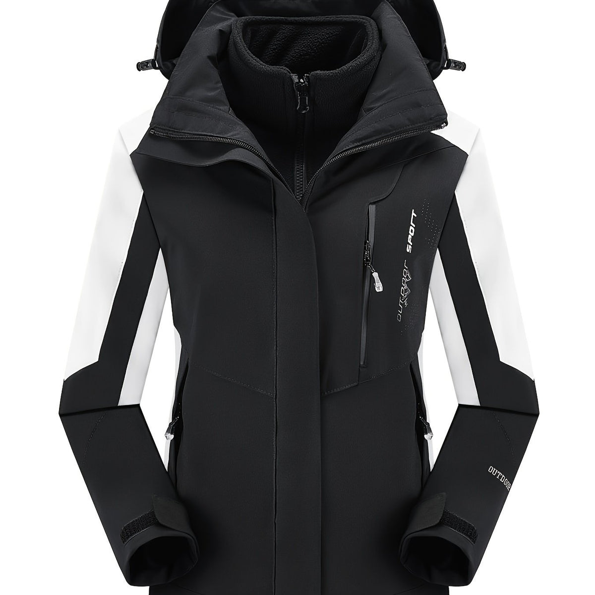 Women's 3 in 1 Outdoor Jacket Set - Windproof & Warm