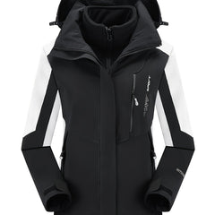 Women's 3 in 1 Outdoor Jacket Set - Windproof & Warm