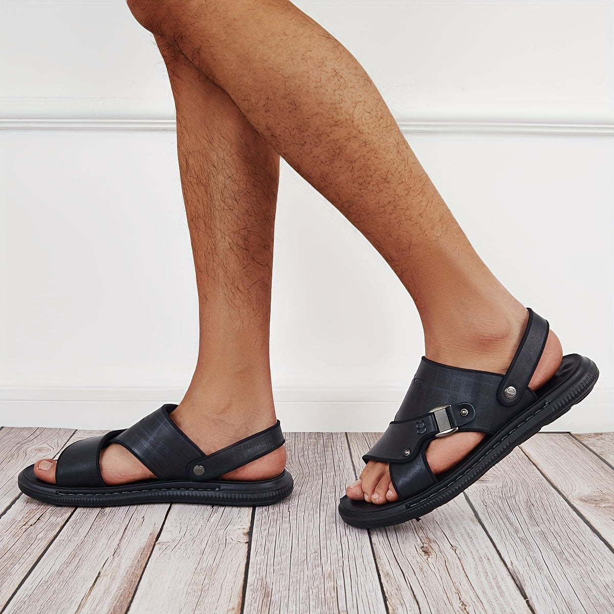 Men's Open Toe Strap Sandals Outdoor Beach Essentials