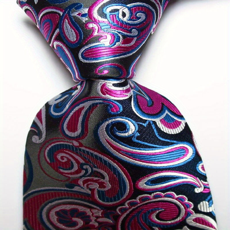 Men's Paisley Necktie Classic Printed Business Party Tie