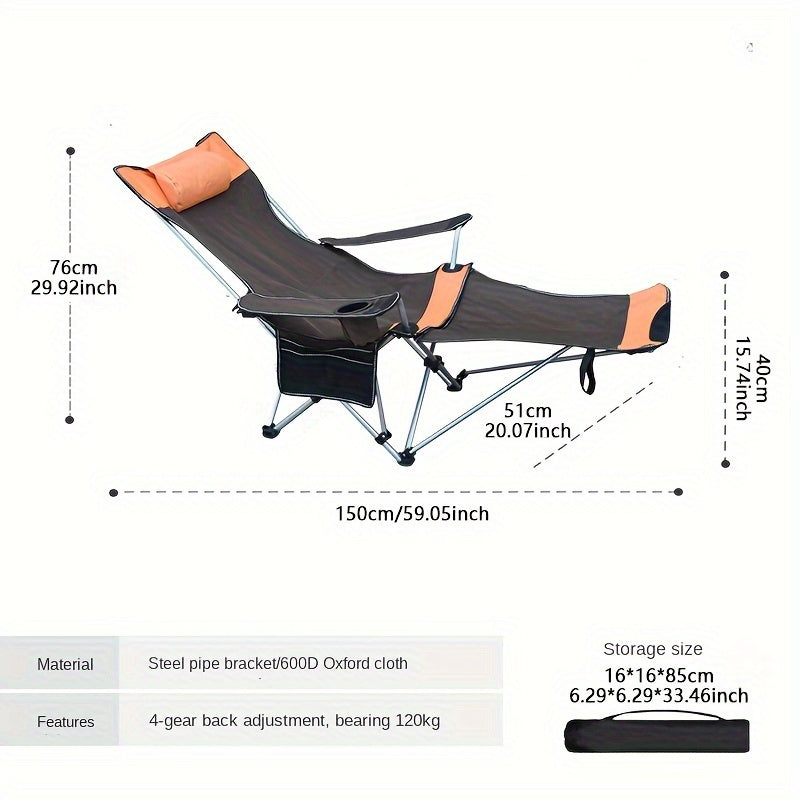 Ultralight Moon Chair Recliner for Outdoor Camping